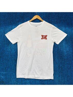 Miller High Life Champagne Of Beer White T-Shirt Size Small
